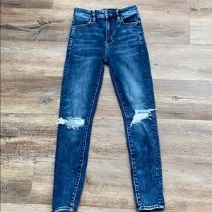 dark ripped American Eagle jeans (size 0)